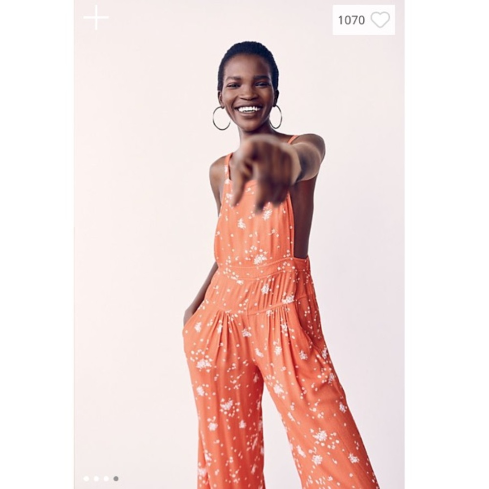 Free People Sweet In The Streets OnePiece Jumpsuit - Picture 1 of 5